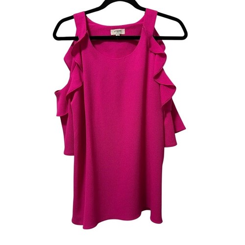 Umgee usa pink cold shoulder - umgee,