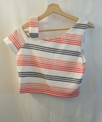 Aqua cropped tank top women - aqua,